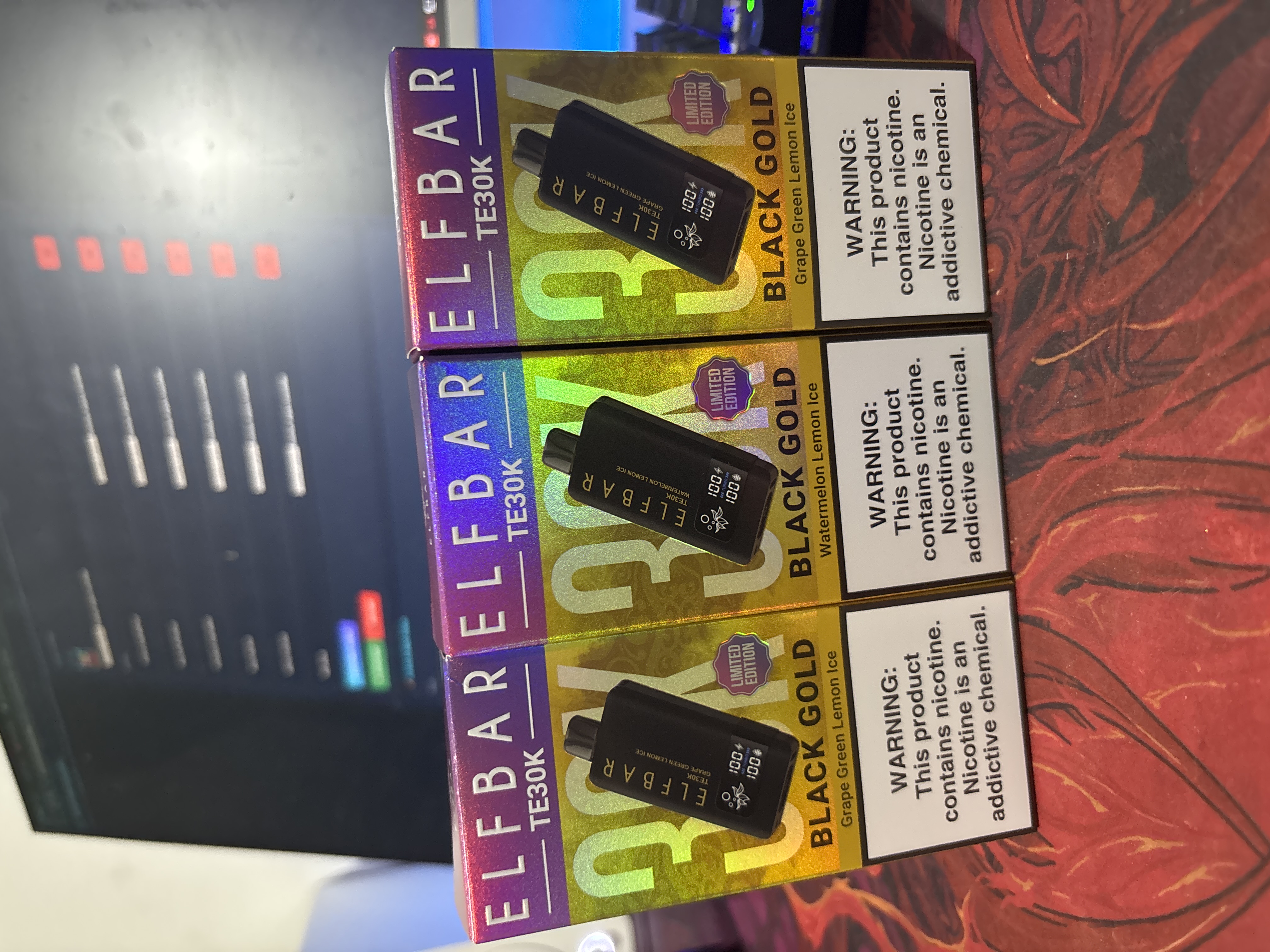 ELFBAR TE30K BLACK GOLD